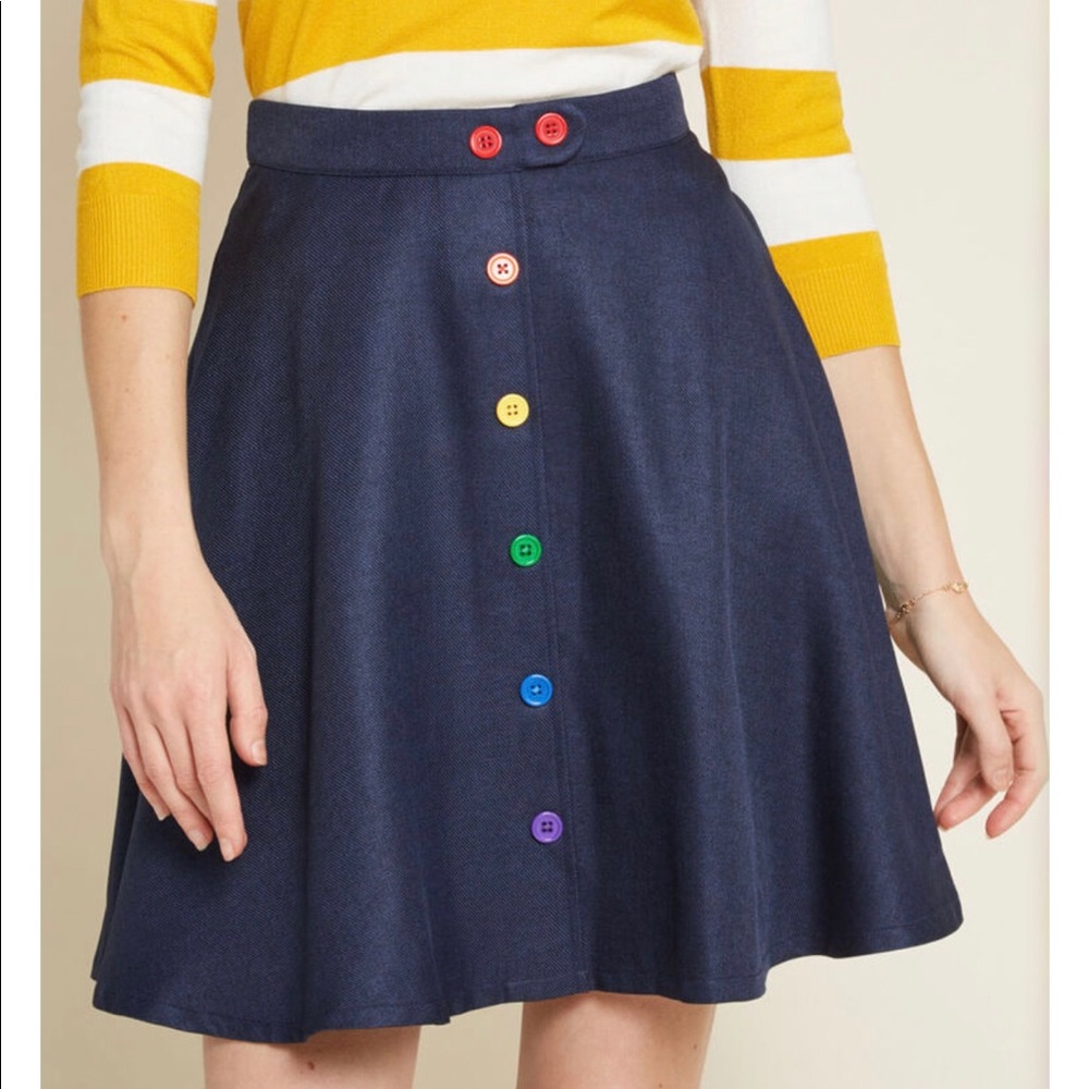 Modcloth Dazzled by Details Skirt. 2x